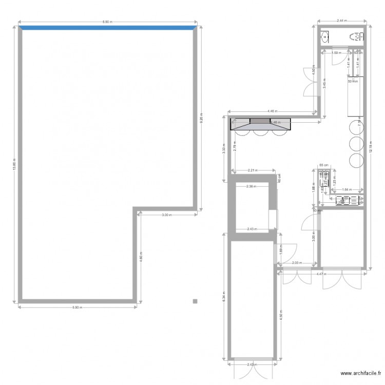 test . Plan de 0 pièce et 0 m2