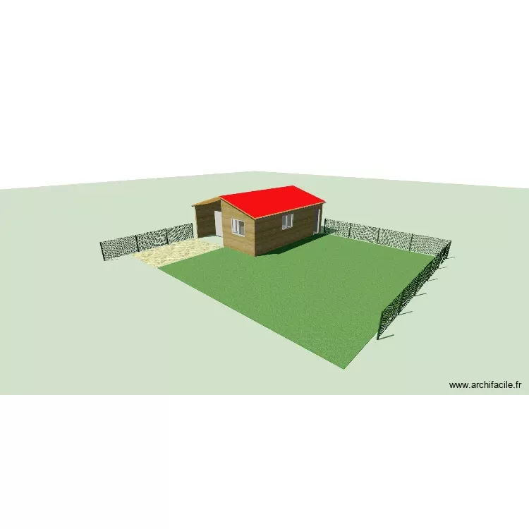 garrage. Plan de 1 Pièce et 42 m² garrage. Plan de 1 Pièce et 42 m²