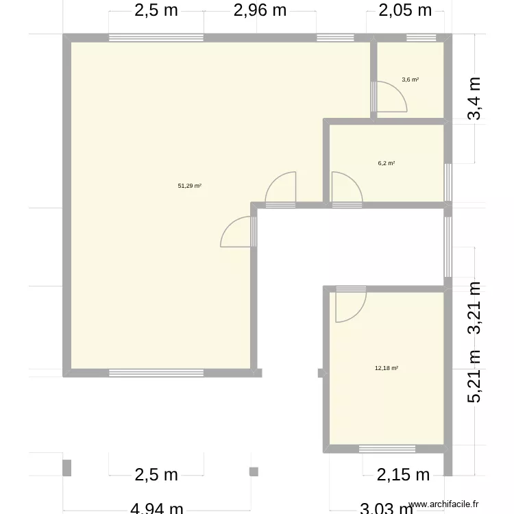 shpi. Plan de 4 Pièces et 73 m² shpi. Plan de 4 Pièces et 73 m²