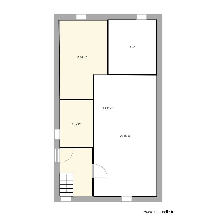 maison rdc fait. Plan de 0 pièce et 0 m2