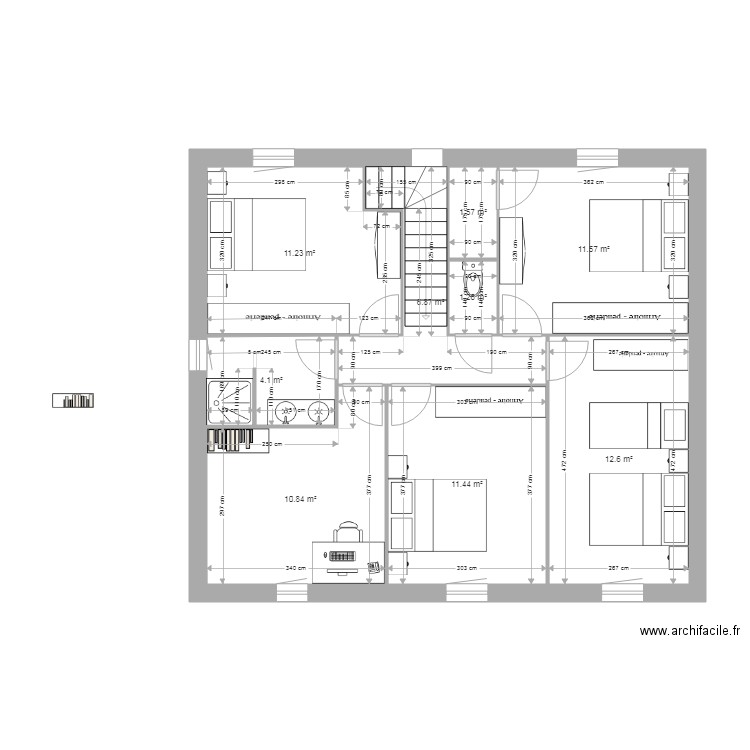 Extension 2. Plan de 0 pièce et 0 m2