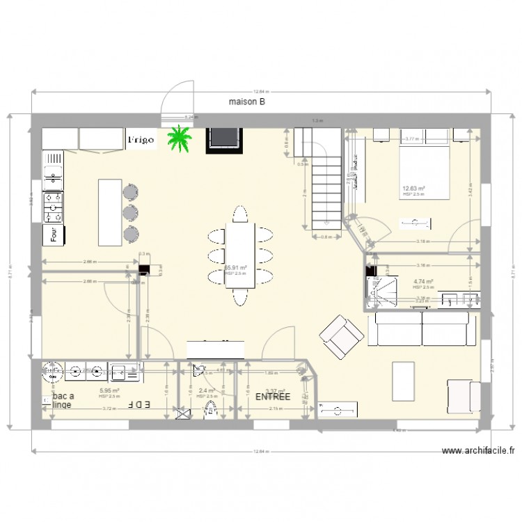 David Home B garage. Plan de 0 pièce et 0 m2