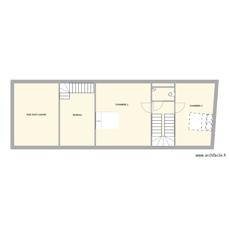 BELAIR ETAGE. Plan de 0 pièce et 0 m2