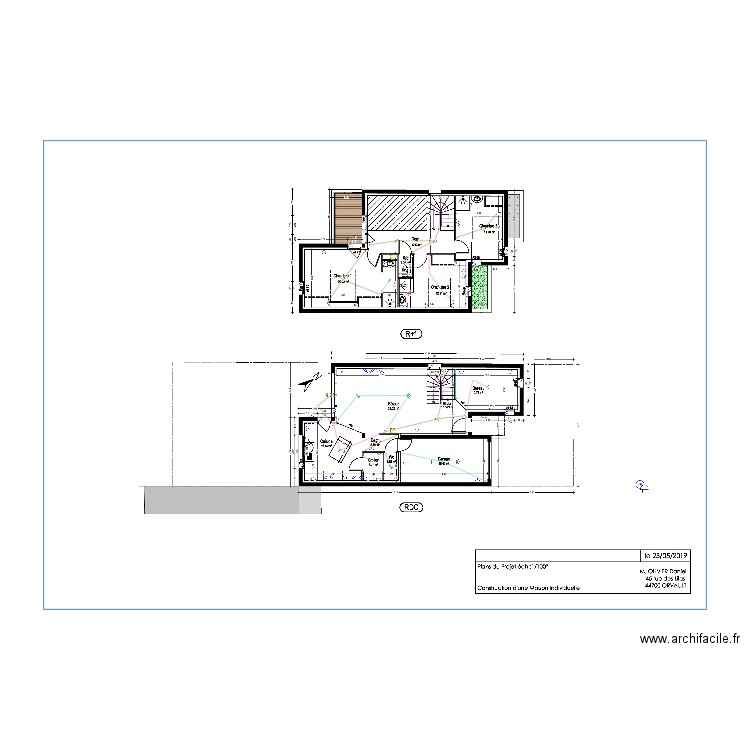 M Olivier Daniel. Plan de 0 pièce et 0 m2