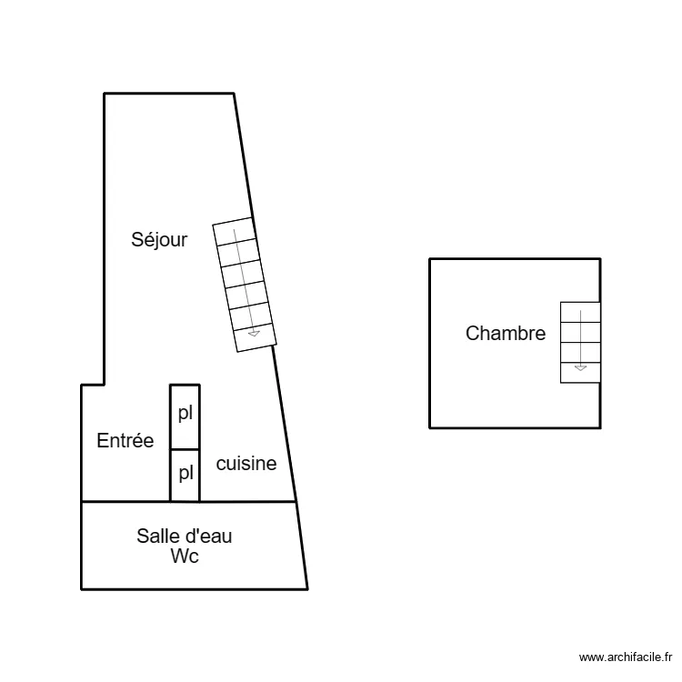 PONT LABBE LEFAOU REPUBLIQUE. Plan de 