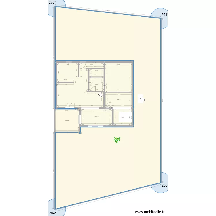 Maison Broc&eacute;liande Projet EBA 2. Plan de 