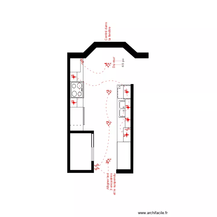 Paquette Luminaire. Plan de 