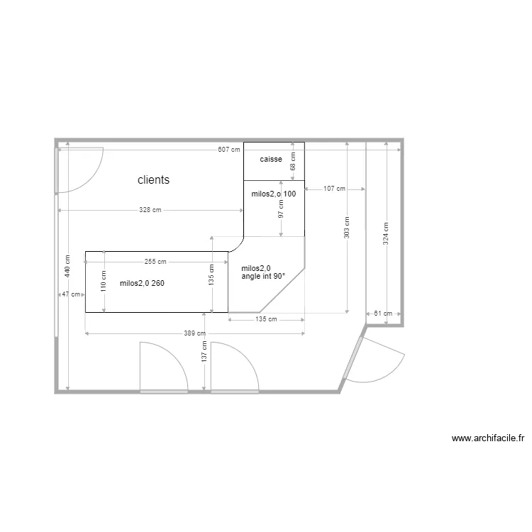 BOUCHERIE 2. Plan de 