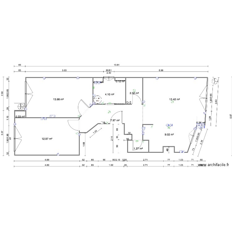 libe. Plan de 0 pièce et 0 m2