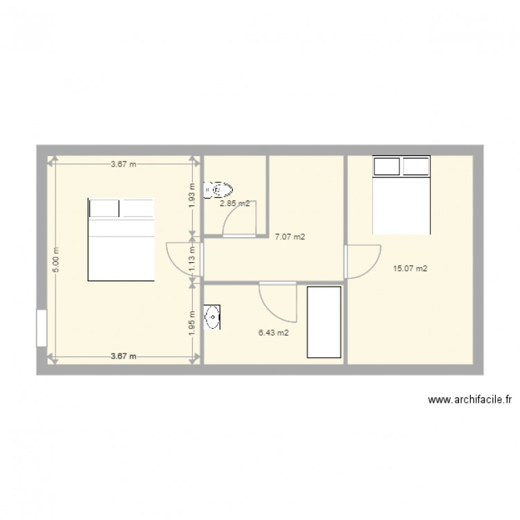 micka. Plan de 0 pièce et 0 m2