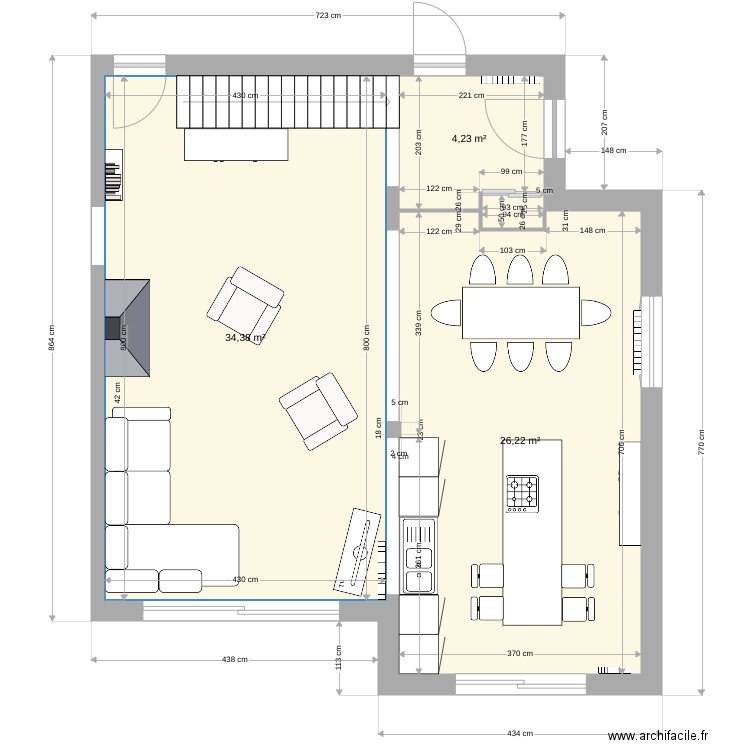 ClaireSebV3. Plan de 0 pièce et 0 m2