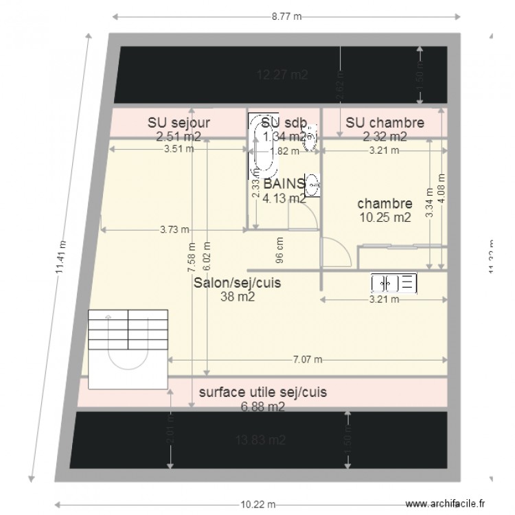 cel Comble 2. Plan de 0 pièce et 0 m2