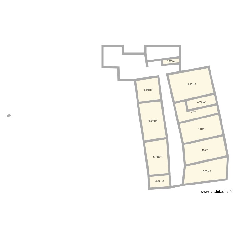 PLANT M 4. Plan de 0 pièce et 0 m2