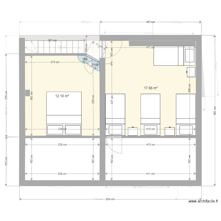 visan v6. Plan de 0 pièce et 0 m2