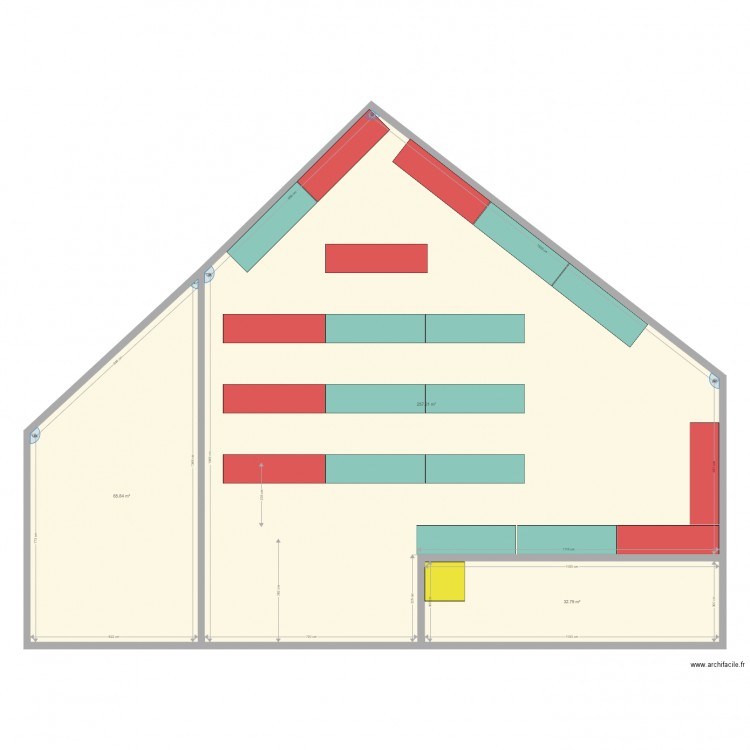 rackage petits. Plan de 0 pièce et 0 m2