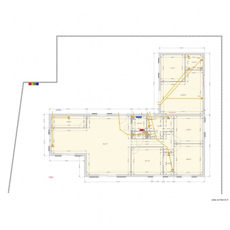 projet definitif réseaux. Plan de 0 pièce et 0 m2