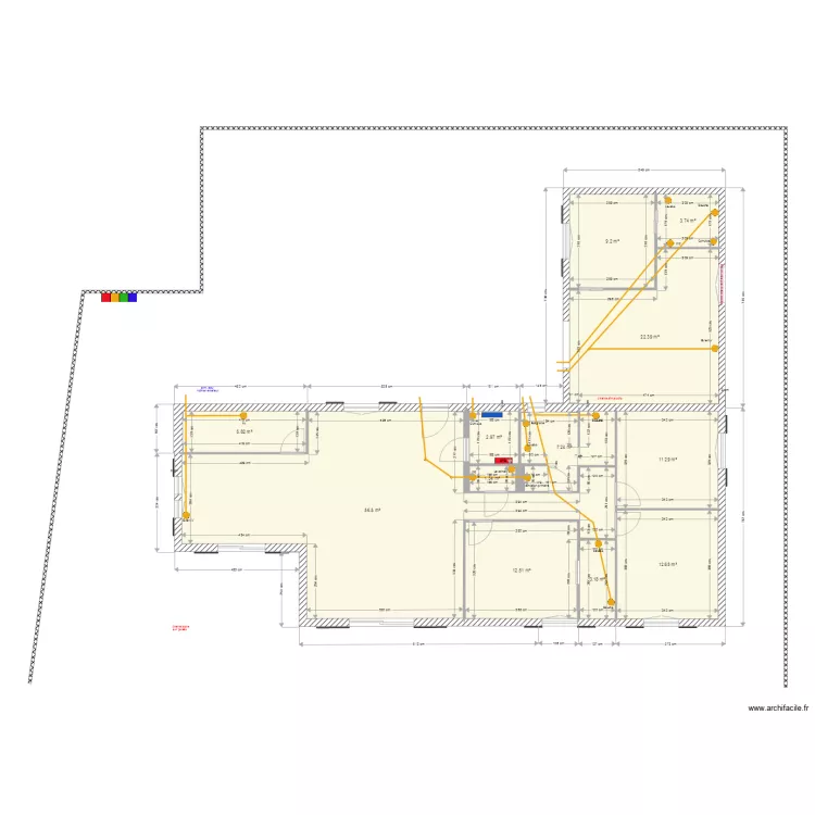 projet definitif r&eacute;seaux. Plan de 