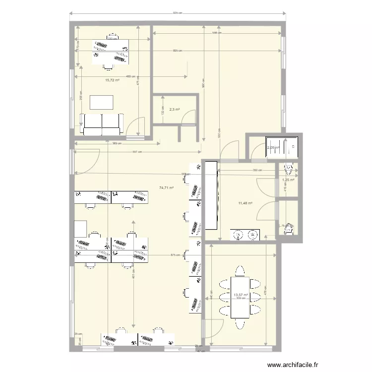Grassi version Basile. Plan de 