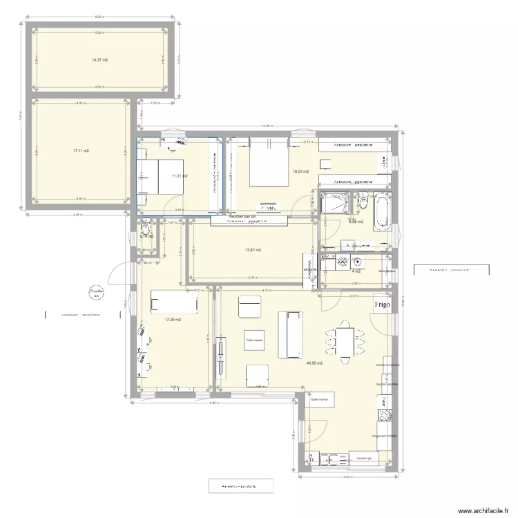 maison32. Plan de 