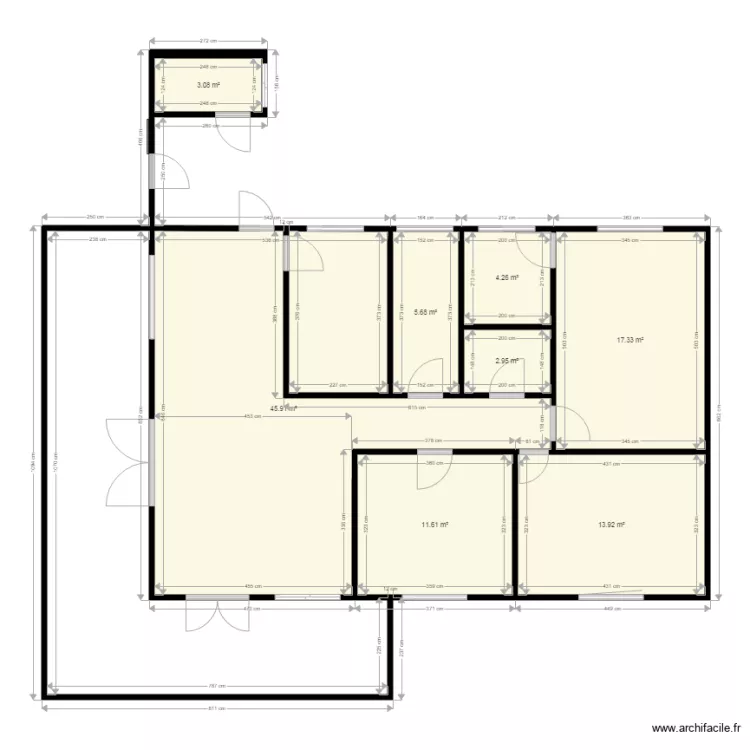 MAISON MAN ACTUALISEE. Plan de 