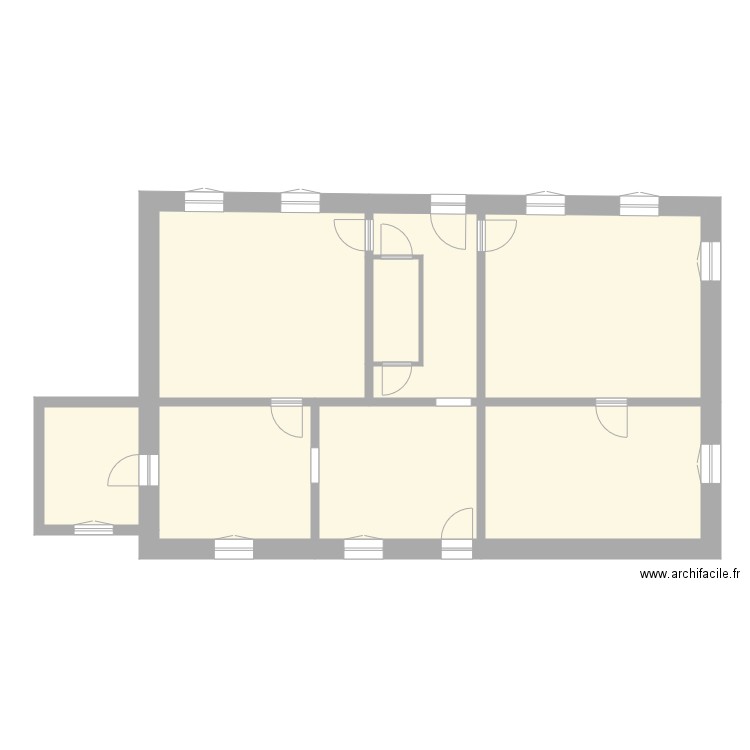 maisonlocation. Plan de 7 pièces et 115 m2