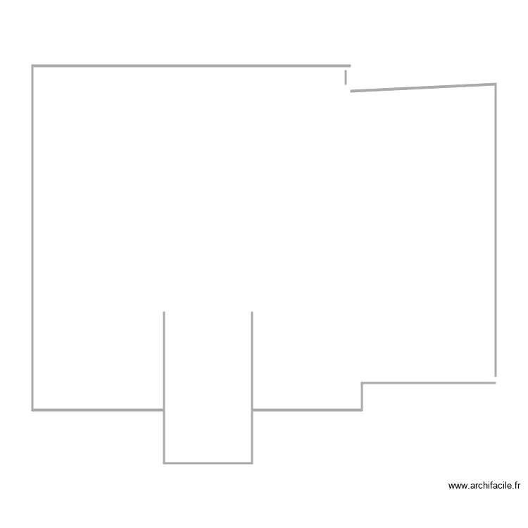 REZ DE CHAUSSEE. Plan de 