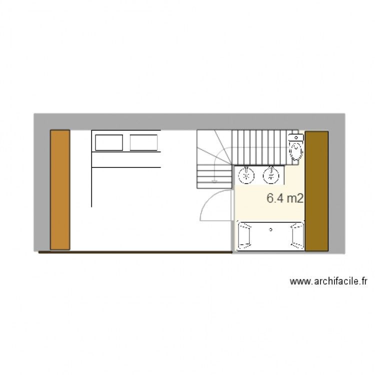 Grange SDB 1er étage 42 Mansarde 115. Plan de 0 pièce et 0 m2