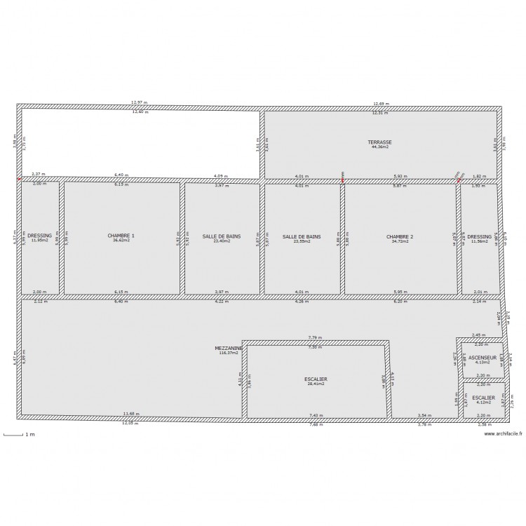 1ER ETAGE BAN SARE. Plan de 0 pièce et 0 m2