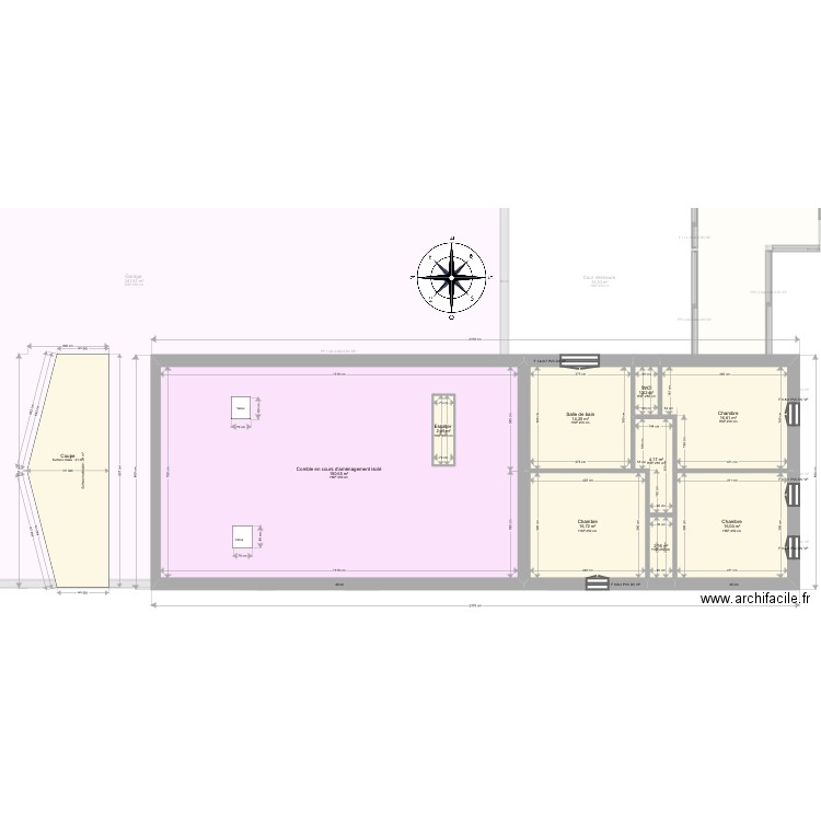 Munzer. Plan de 24 pièces et 863 m2