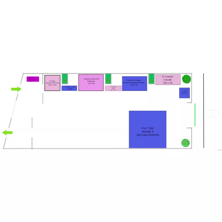plan foire forain 2 implantation. Plan de 