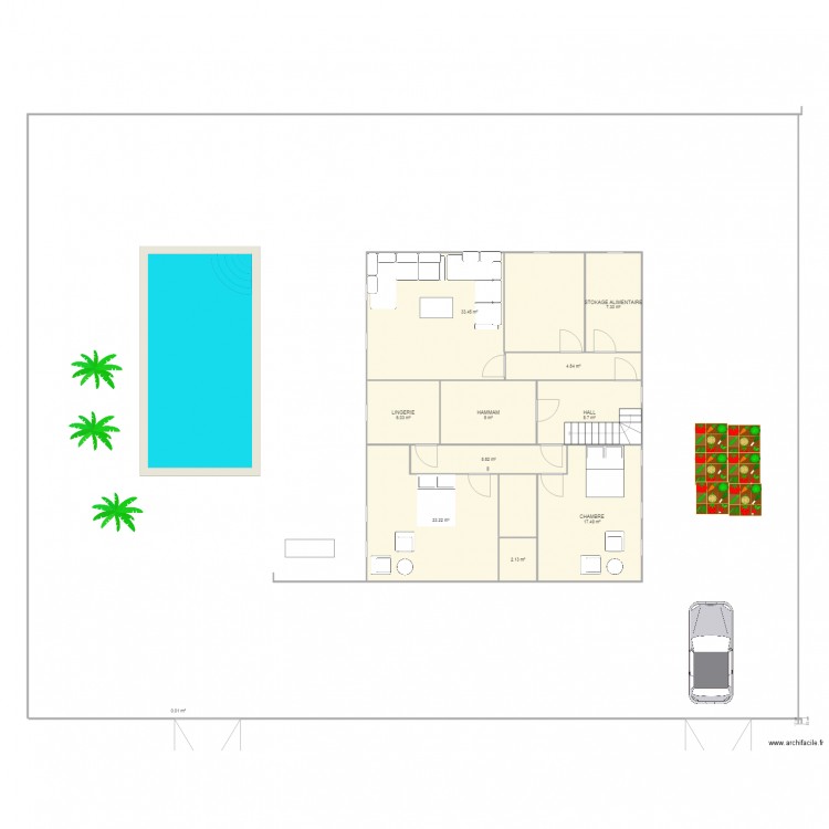 MAISON BOUZNIKA 2 SOUS SOL. Plan de 0 pièce et 0 m2