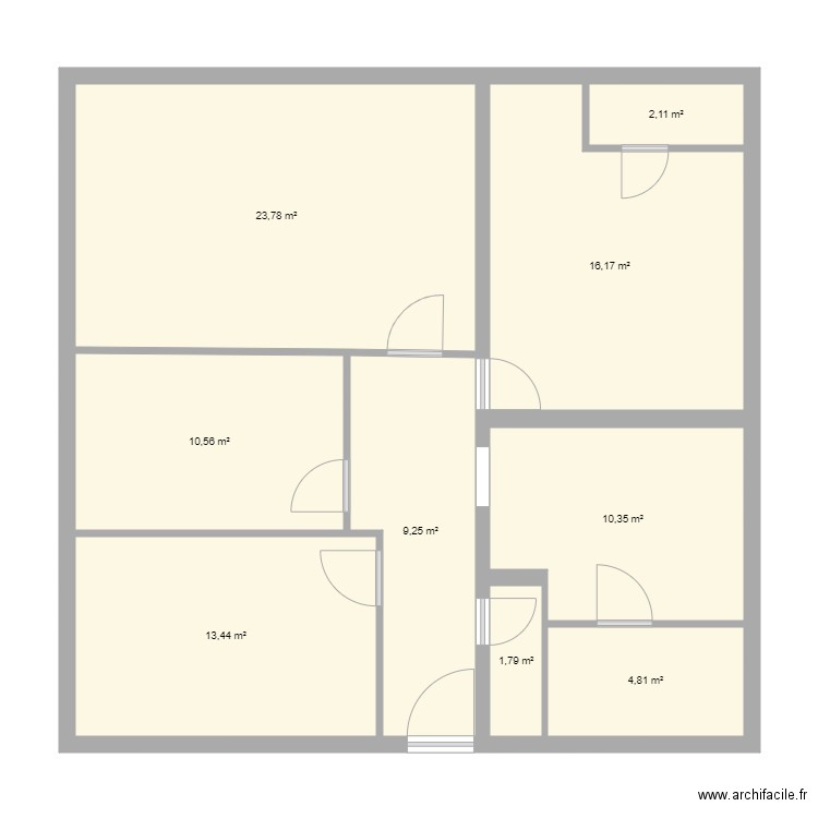 Cabinet. Plan de 0 pièce et 0 m2