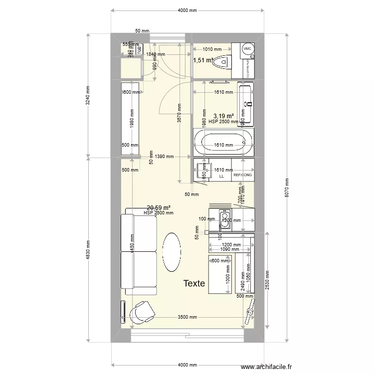 PROJET ROUCHY. Plan de 