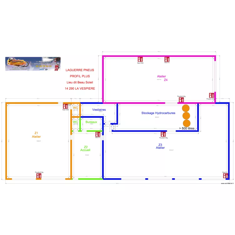 PROFIL PLUS LA VESPIERE. Plan de 