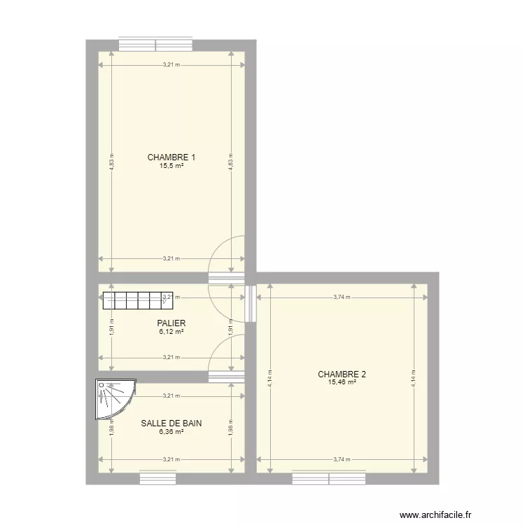 MAISON NELA ETAGE. Plan de 