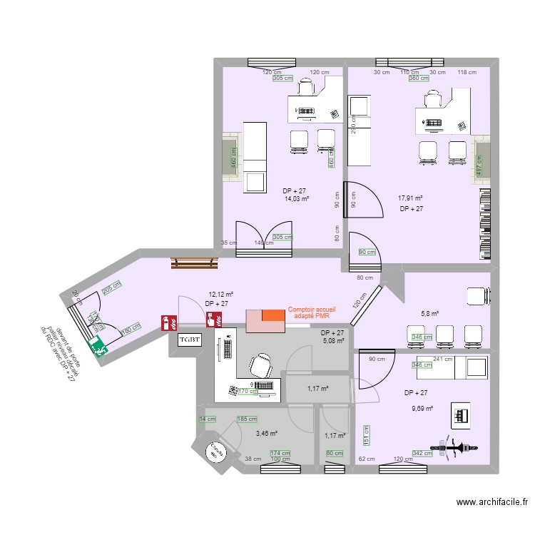 CENTRE CARDIOLOGIQUE NEUILLY-SABLONS APRES TRAVAUX. Plan de 0 pièce et 0 m2