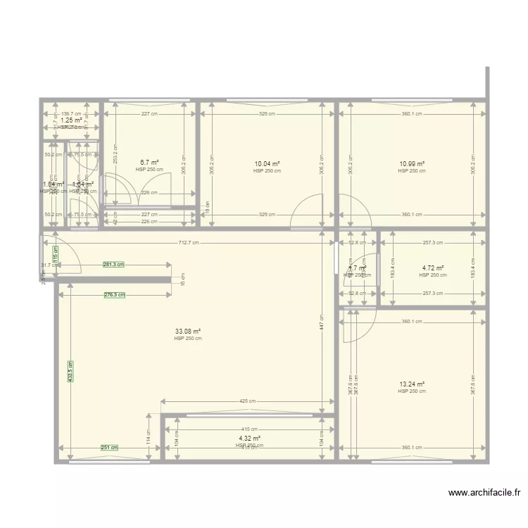 FONCIA  39 A BRIAND. Plan de 