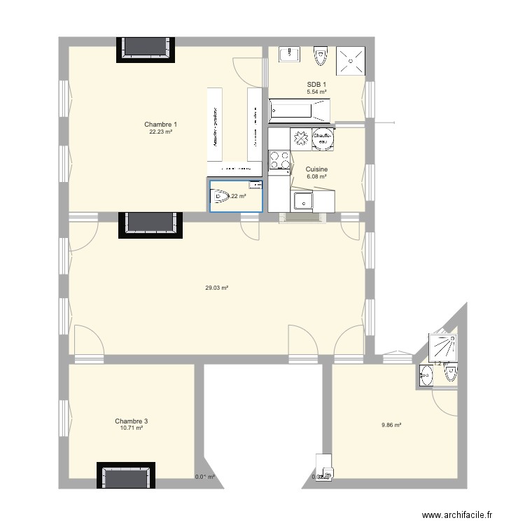 Meslay V1. Plan de 0 pièce et 0 m2