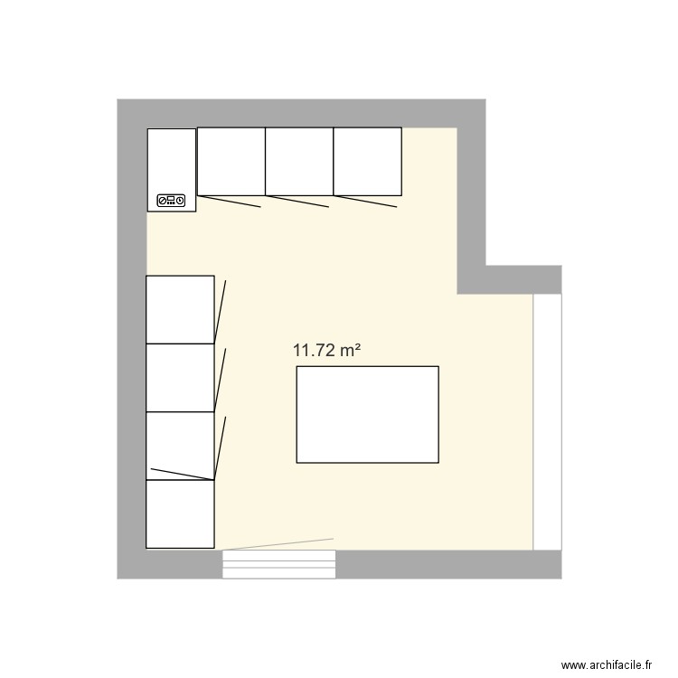 Futur appartement. Plan de 0 pièce et 0 m2