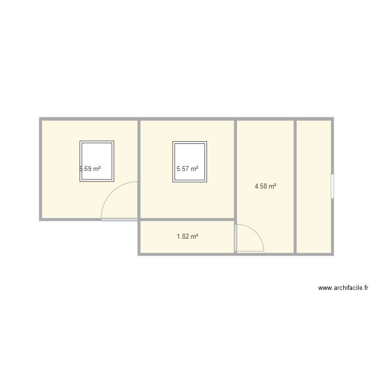 chambres 7éme avant. Plan de 0 pièce et 0 m2