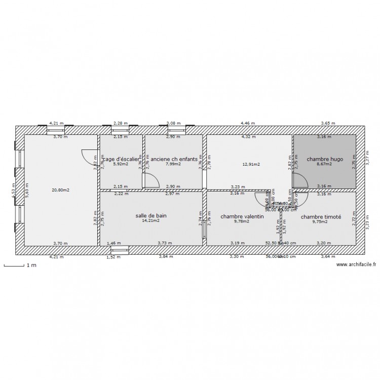 maison etage avec extension . Plan de 0 pièce et 0 m2