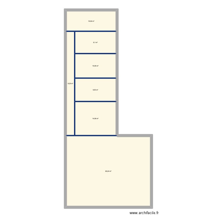 maison. Plan de 0 pièce et 0 m2
