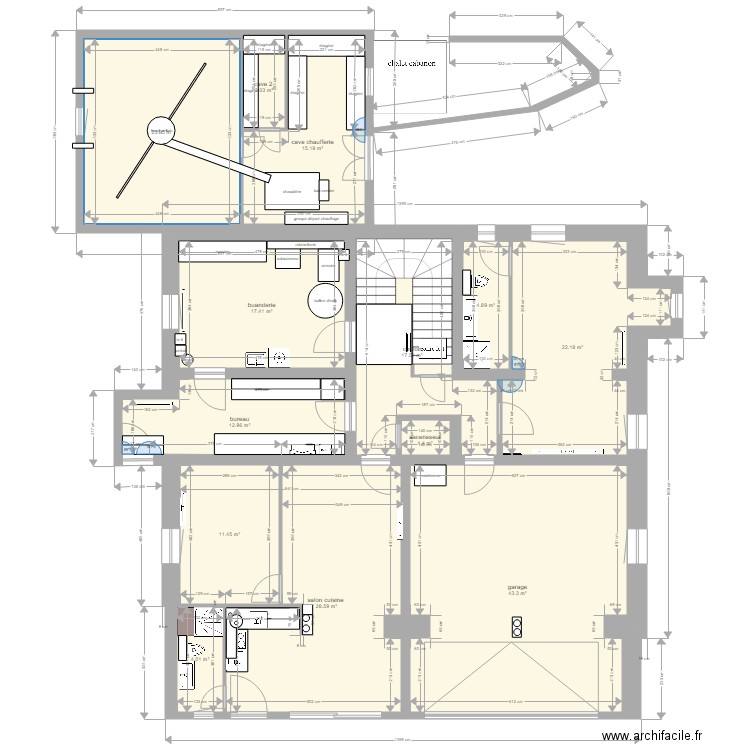 montricher rez inf final appartement 2018. Plan de 0 pièce et 0 m2