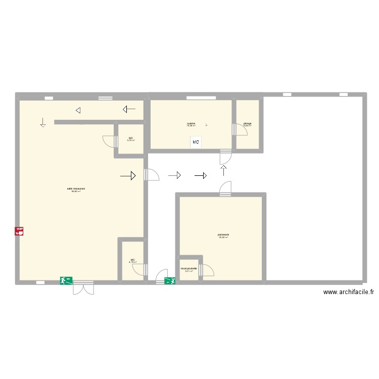 resto quentin coste. Plan de 0 pièce et 0 m2