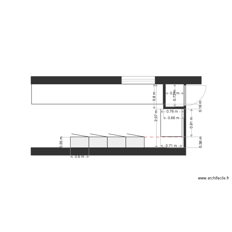 CUISINE PONCEAU. Plan de 0 pièce et 0 m2