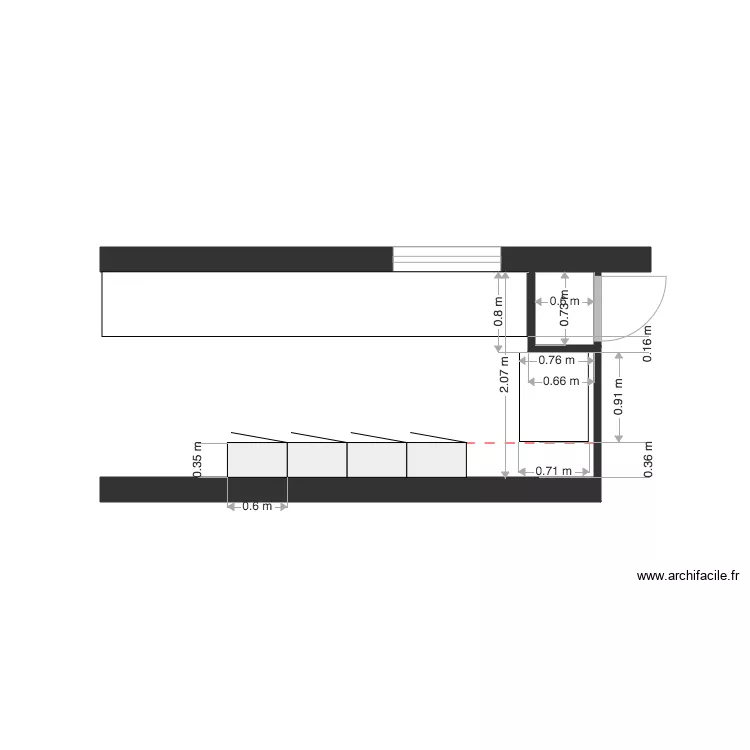 CUISINE PONCEAU. Plan de 
