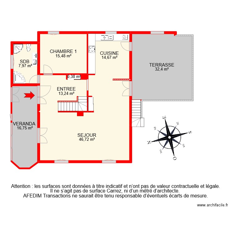 BI 10645 RDC. Plan de 0 pièce et 0 m2
