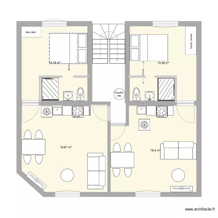 Tonio Plan 6 Abbaye 32 . Plan de 