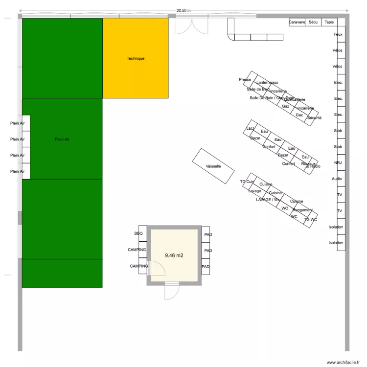 Beziers V3. Plan de 