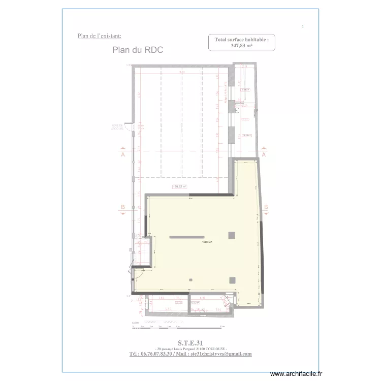 plan saint Ex vide . Plan de 